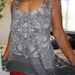 Gem stone tank top